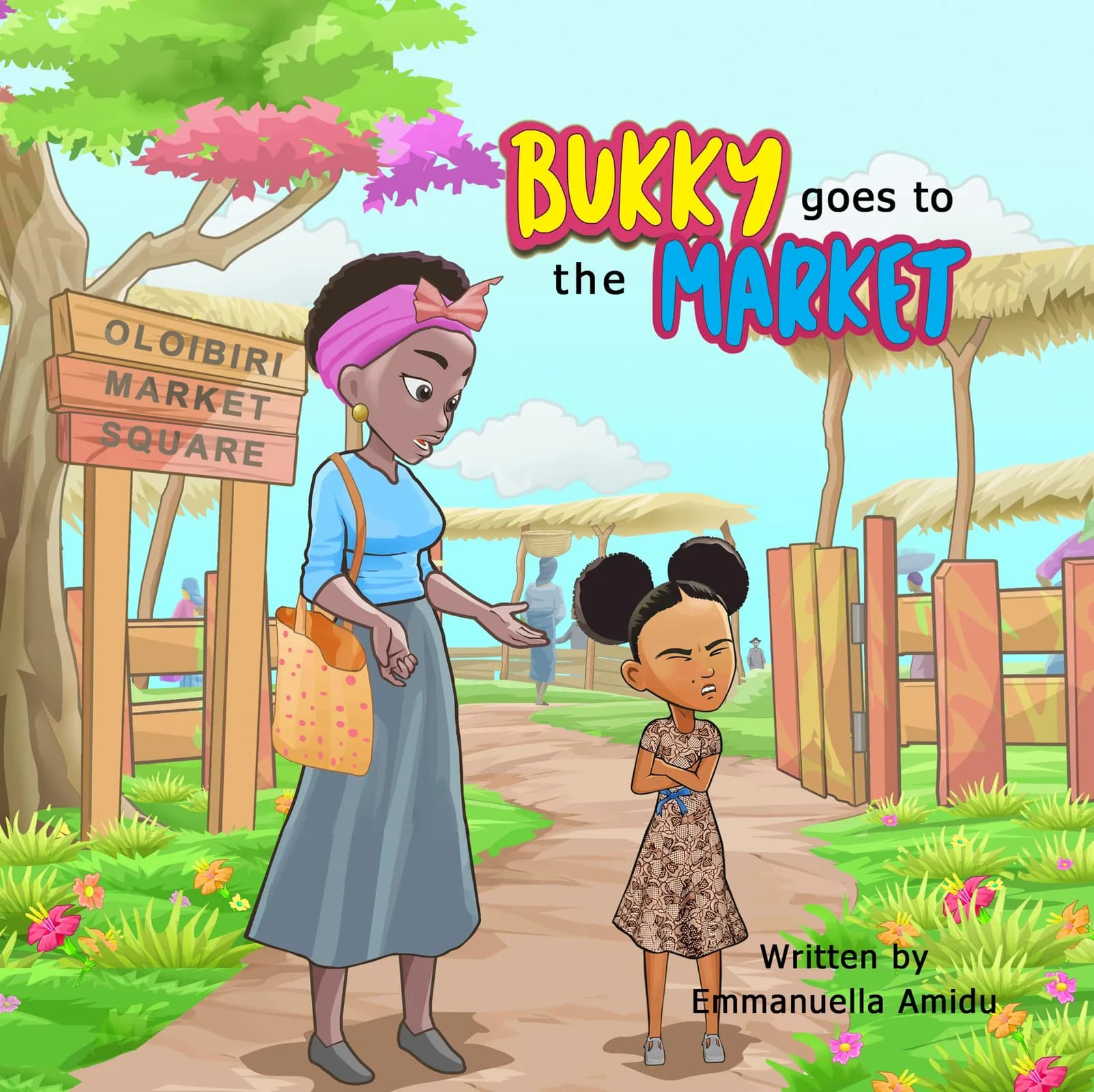 Bukky Goes to the Market by Emmanuella Amidu – book cover