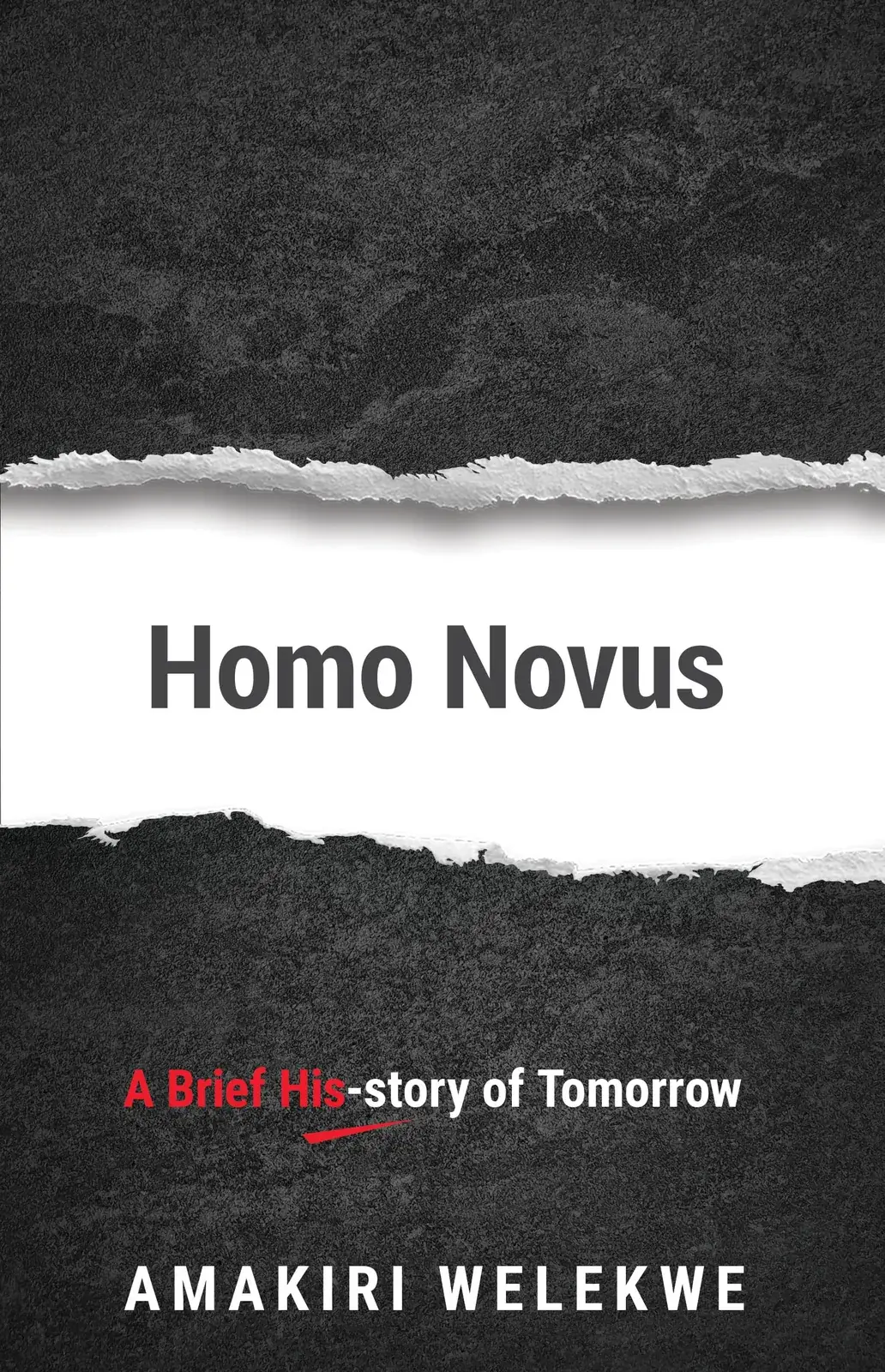 Homo Novus: A Brief His-story of Tomorrow by Amakiri Welekwe – book cover
